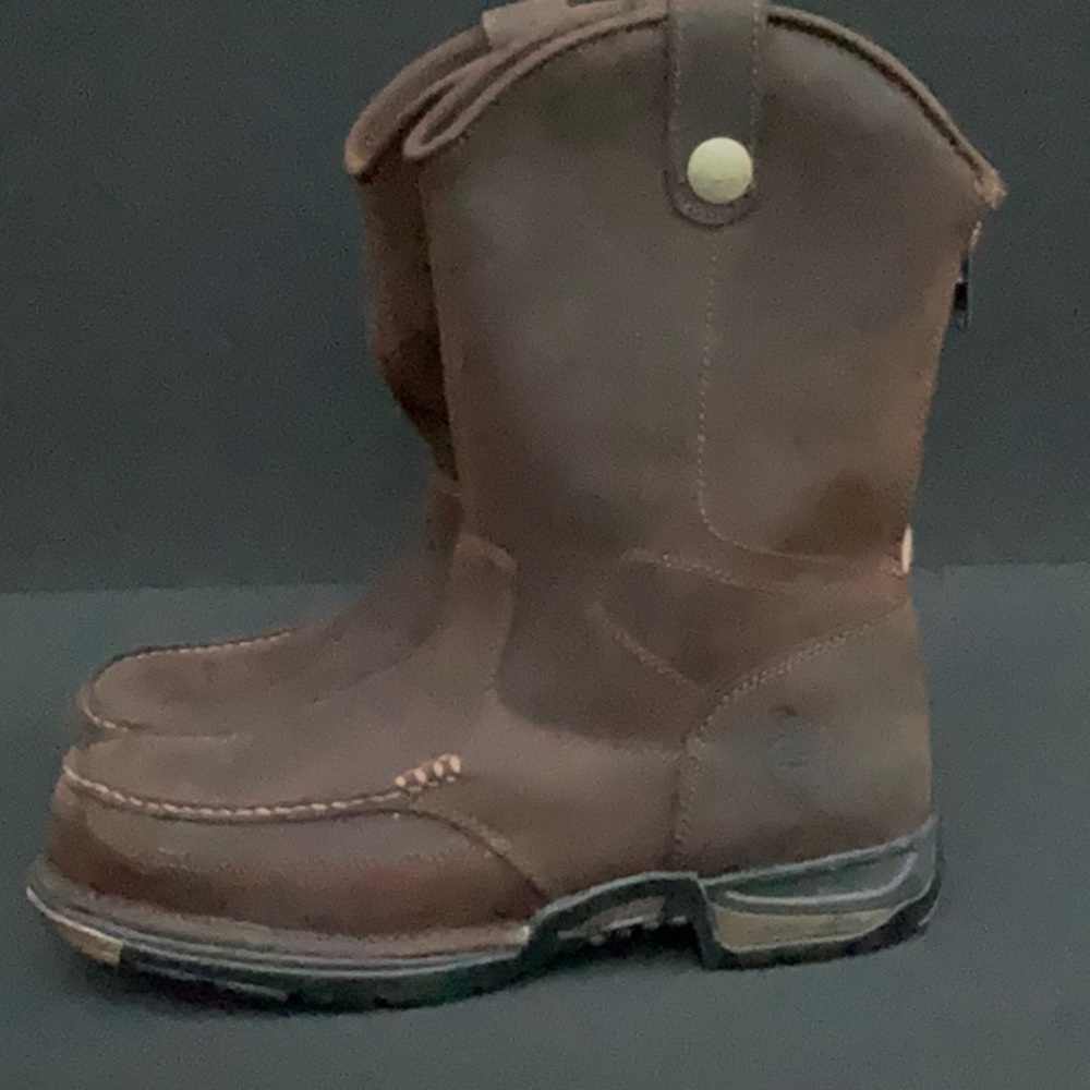 Georgia Boot Men's Dark Brown Western steel toe Boots , 12 NEW - Picture 6 of 11